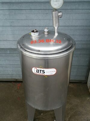 Tank 75 liters SS304 with isolation and heating coil
